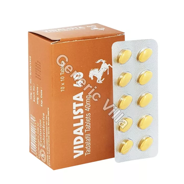 Buy Vidalista 40 Mg® Guide + Max Dosage ,Safety Advice | GV