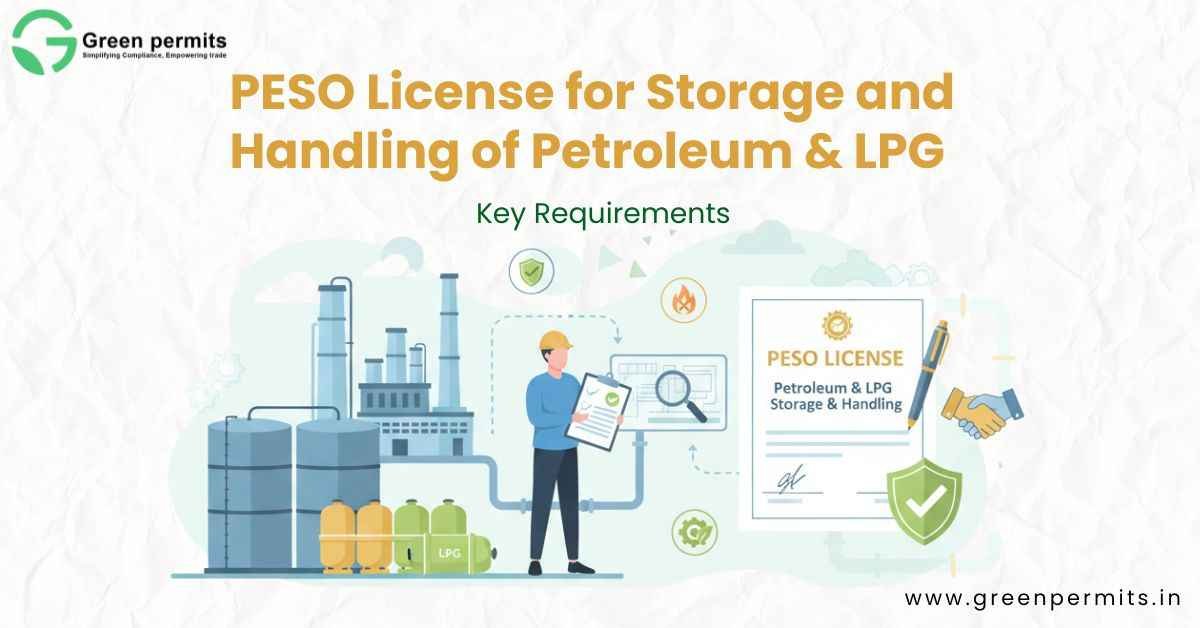 PESO License for Storage and Handling of Petroleum & LPG: Key Requirements - Green Permits