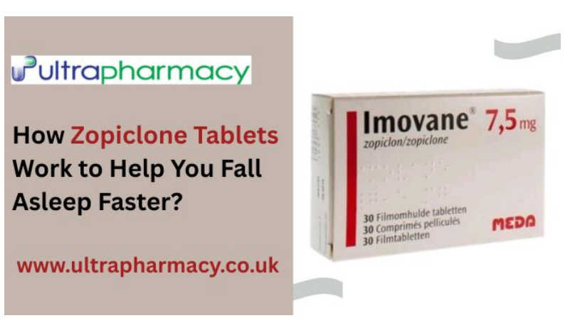 How Zopiclone Tablets Work to Help You Fall Asleep Faster?