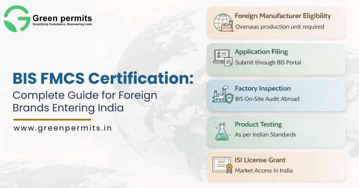 BIS FMCS Certification: Complete Guide for Foreign Brands Entering India - Green Permits